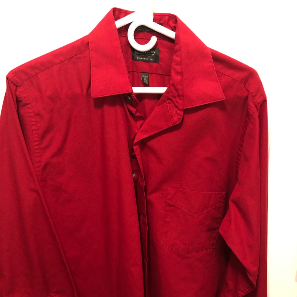 Arrow Red Dress Shirt